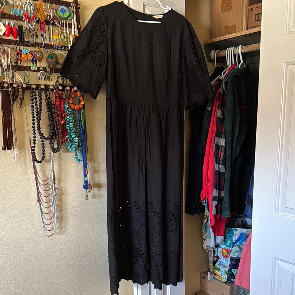 Gorman Brown Embroidered Dress
